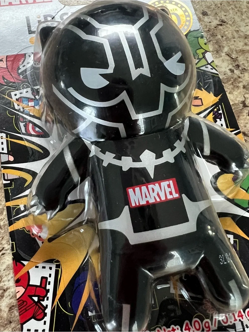 MARVEL Lip Smacker Black Panther Black Lip Balm - Novelty Collectible